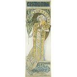 Poster of Gismonda with Sarah Bernhardt at the Theatre Renaissance, by Alphonse Mucha (Print On Demand)