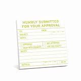 Knock Knock Sticky Notes: Humbly Submitted (Pack of 8)