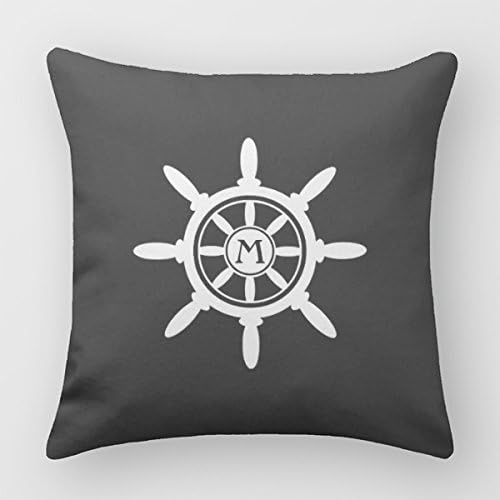 Square Throw Pillowcase Sofa Bed Pillow Cover Decorative Cushions (16" X 16" ) Aqua Alphabet Instagram Photo Collage Throw Pillowcase