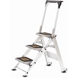 Little Giant 310B Little Jumbo Three-Step Safety Ladder with Bar and Tray 1