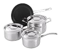 Le Creuset 3-Ply Stainless Steel 4 Piece Cookware Set