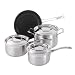 Le Creuset 3-Ply Stainless Steel 4 Piece Cookware Set