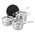 Le Creuset 3-Ply Stainless Steel 4 Piece Cookware Set