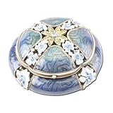 Plumerica Cascase Blue Jeweled Trinket Box