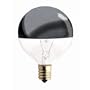 Bulbrite 40G16HM Half Chrome 40W Globe Shape Bulb