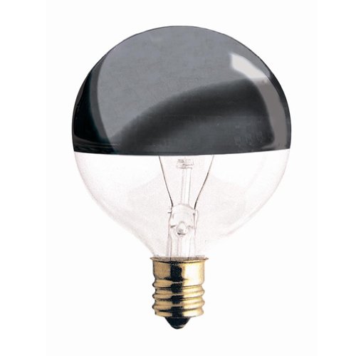 Bulbrite 40G16HM Half Chrome Shape Bulb