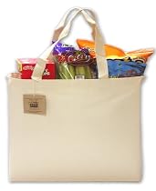 Ecobags Recycled Cotton Canvas Tote Bag