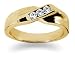 0.21 ctw. Men's Round Diamond Wedding Band in 14K Yellow Gold