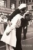 War End Kisses, Art Poster by Unknown Artist, size 36