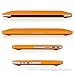 TopCase Rubberized Hard Case for Macbook 13-Inch Pro A1425 and A1502 Bundle with Sleeve Bag, Silicone Keyboard Cover, LCD HD Clear Screen Protector and Mouse Pad - Orange