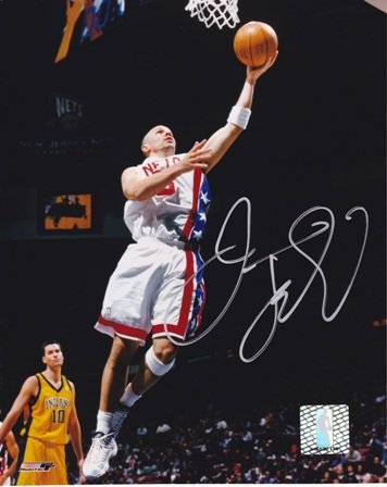 Jason Kidd Autographed New Jersey Nets 8x10 Photo