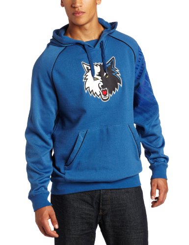 NBA Men's Minnesota Timberwolves Hoops Pullover Hood (Blue, X-Large)