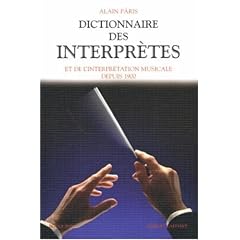 Dictionnaire des interpr�tes