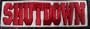 SHUTDOWN - Logo - Patch