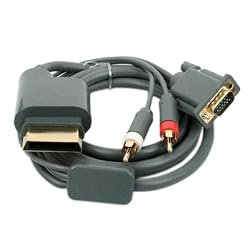 Xbox 360 HD VGA Audio/Video Cable 6ft