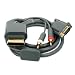 New Microsoft xBox 360 VGA/RCA Audio Cable - 8ft (2.4M)