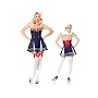 Sexy Adult Womens Halloween Costumes Naughty Sailor Navy Pin Up Nautical Girl Dress Costume Theme Party Outfit Leg Avenue