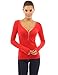 PattyBoutik Women's 1/2 Zip Front V Neck Blouse