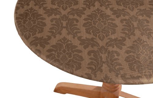 Katherine Elasticized Table Cover, 42" x 68" Oval/Oblong, Red - Outdoor Table Covers