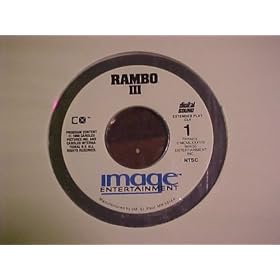 Rambo III Laserdisc with Syvester Stallone, Richard Crenna. 3rd of the First Blood movies.