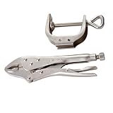 ロッキングプライヤー クランプ付 EVP-250CS/バイスプライヤー/バイスグリップ【E-Value】