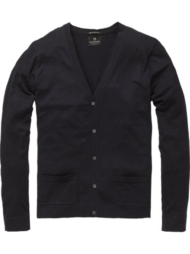 Scotch & Soda Herren Strickjacke basic cardigan pull cotton melange - 11040860005, Gr. 54  Preisvergleich