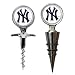 New York Yankees Cork Screw and Wine Bottle Topper Set