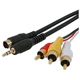 25FT VALUE SERIESANDTRADE; BI-DIRECTIONAL S-VIDEO + 3.5MM AUDIO TO RCA AUDIO/VID