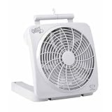 O2-Cool 1053 10' Battery / AC Powered In/Out Fan