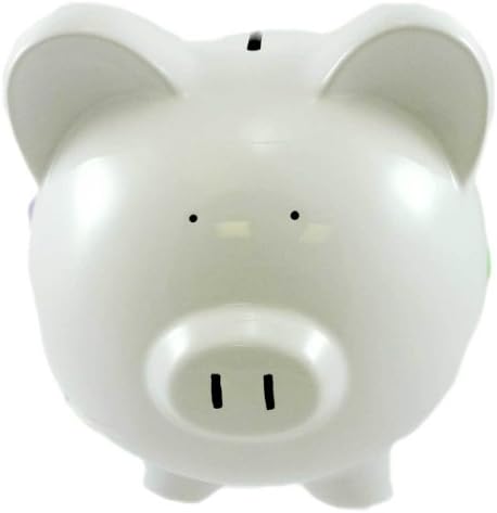 Bank BANK PIG POLKA DOTS Ceramic Baby Nursery Ceramic Piggy CR100PDW