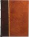 Portofino Genuine Italian Leather Album / Scrapbook, Handcrafted, 24K Gold Leaf Design, 9x12"
