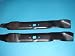 Set Of 2, Made In USA Replacement Mulching Blades For MTD 742-0616, 942-0616
