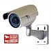 VideoSecu Outdoor Day Night Vision Infrared Zoom Security Camera Color CCD 54 Long Range IR LEDs 3.5-8mm Vari-focal Lens for CCTV DVR Home Surveillance System A05
