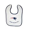 New England Patriots Button Baby Bib