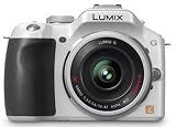 Panasonic �f�W�^�����J���� ���~�b�N�X G5 �����Y�L�b�g �d���Y�[�������Y�t�� �V�F���z���C�g DMC-G5X-W