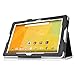 Acer Iconia One 10 B3-A20 Case, IVSO High Quality Leather Slim-Book Stand Cover Case for Acer B3-A20 Tablet (Black)