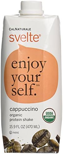 Svelte, Sustained Energy Protein Drink, Cappuccino, 15.9 oz