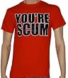 OUTBREAK - You're Scum - Red T-shirt