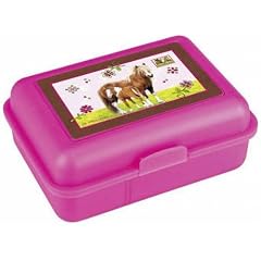 Butterbrotdose PFERDEFREUNDE pink