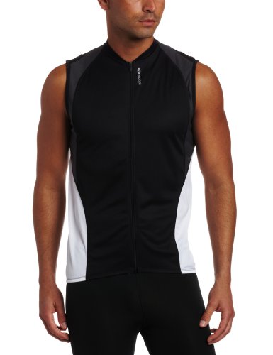 Sugoi Men's RPM Sleeveless Jersey, Black / Gunmetal, Large