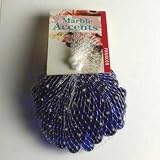 Panacea Cobalt Blue Marbles - 100 Count