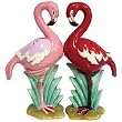 93921 Westland Giftware Mwah Magnetic Flamingos Salt and Pepper Shaker Set, 5-Inch