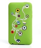 Psyclops Eyeball Skin Case for iPod Touch 2G (Green)