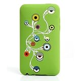 Psyclops Eyeball Skin Case for iPod Touch 2G Green Electronics ipod case