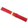 Watch Band Genuine Lizard Red 22mm