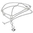 Indian Jewelry Sterling Silver Belly Waist Chain