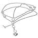 Indian Jewelry Sterling Silver Belly Waist Chain