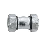 カクダイ 鋼管用継手 3管兼用ジョイント ソケット 白 649-831-20W