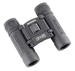 Bushnell Powerview 12x25 Compact Folding Roof Prism Binocular (Black)