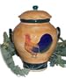 Classic Rooster Deluxe Collection Hand-Painted Cookie Jar